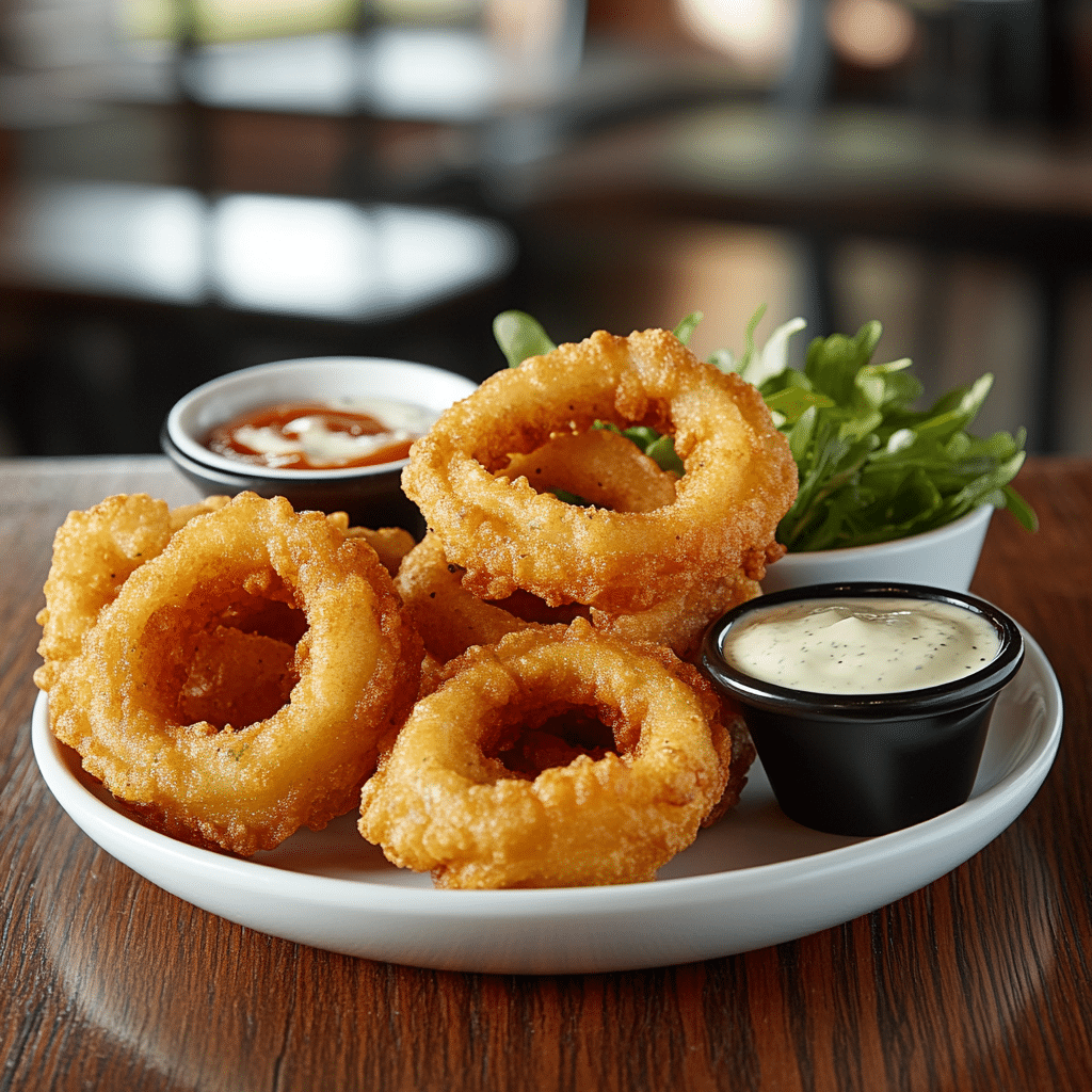 Gluten-Free Onion Rings: The Ultimate Guide to Crispy Perfection Without Wheat 5 Gluten-free onion rings with dipping sauces