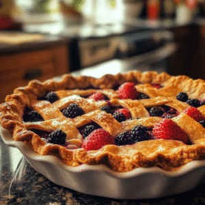Gluten Free Mixed Berry Pie: A Juicy, Flaky Dessert You'll Bake on Repeat 2 gluten free mixed berry pie freshly baked