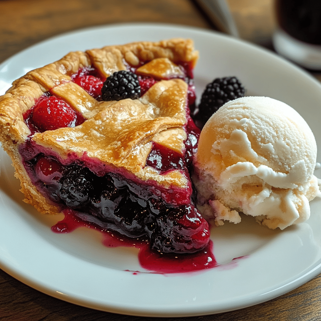 Gluten Free Mixed Berry Pie: A Juicy, Flaky Dessert You'll Bake on Repeat 5 serving gluten free mixed berry pie with ice cream