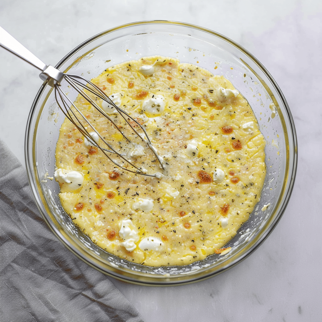 Keto Cottage Cheese Egg Pizza Crust : The Ultimate Low-Carb Delight 4 preparing keto cottage cheese egg pizza crust batter