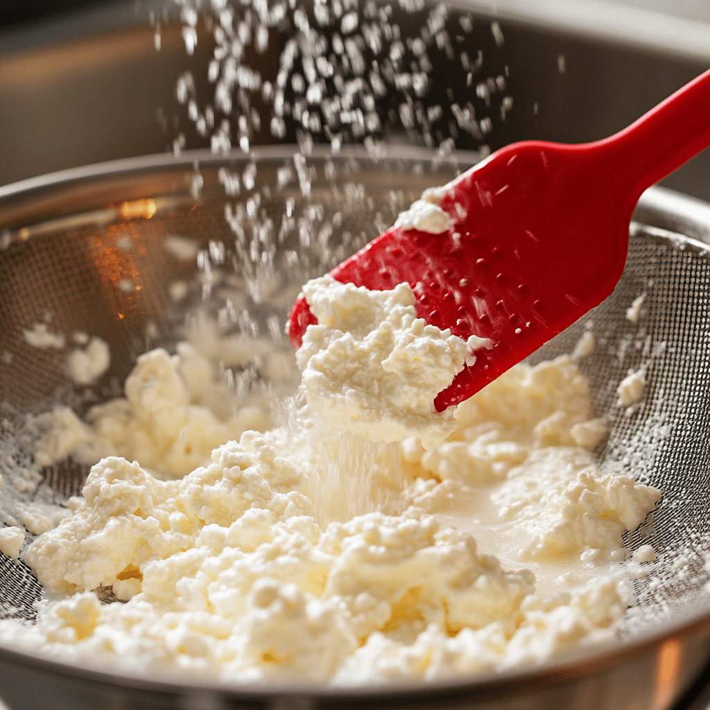 Low Sodium Cottage Cheese: The Ultimate Guide for Health-Conscious Cheese Lovers 5 Rinsing low sodium cottage cheese under cold water