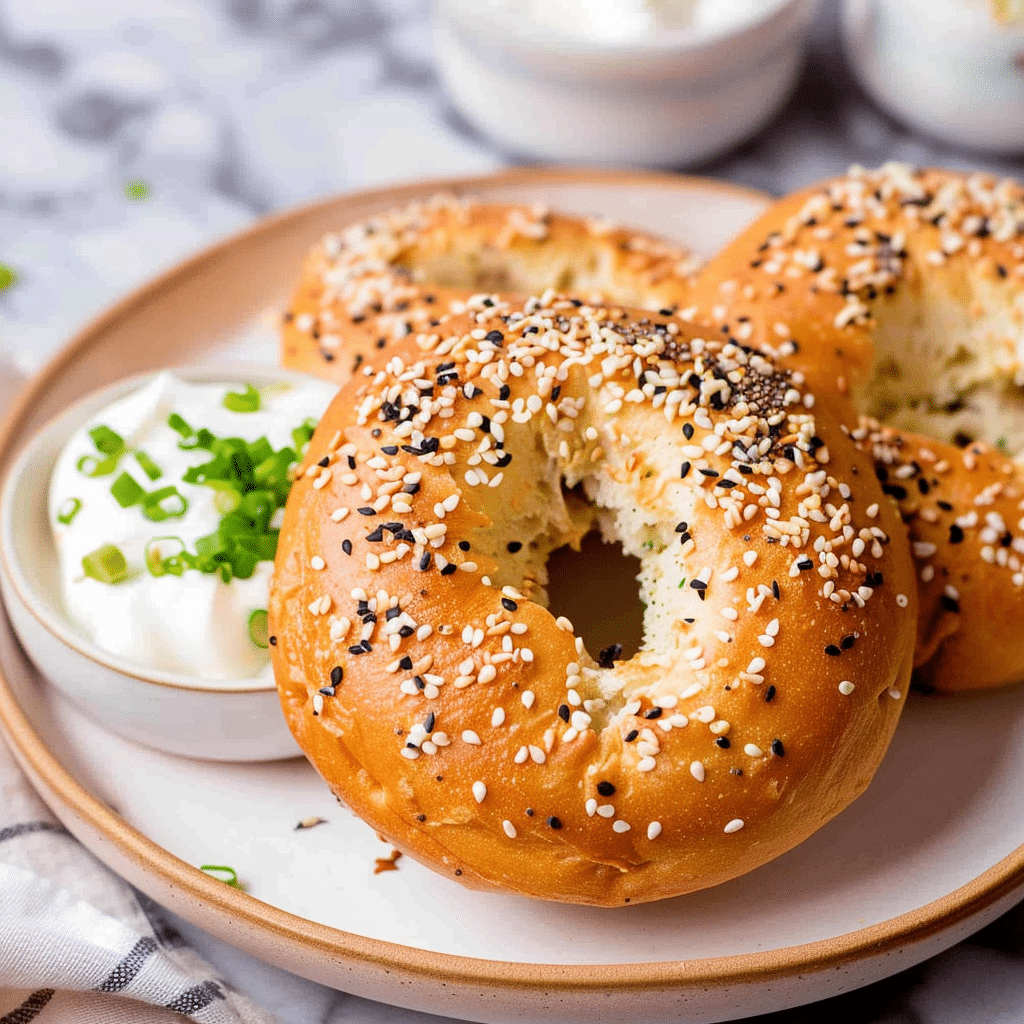 Sola Keto Bagels : The Ultimate Guide to Low-Carb Bagels That Actually Taste Good 1 Sola keto bagels served with cream cheese and chives